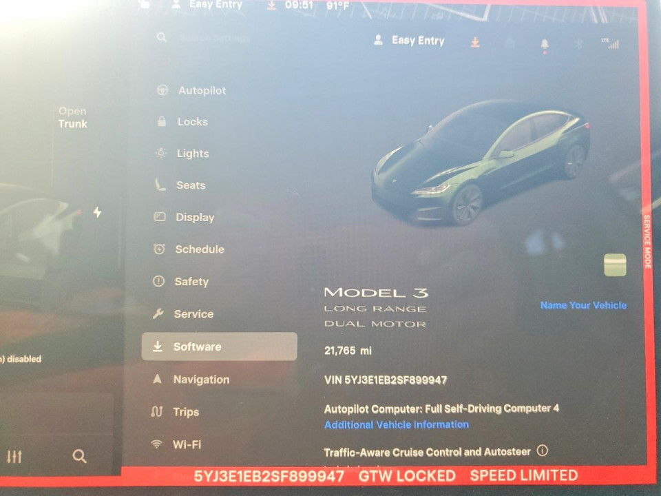 Tesla MODEL 3 2025 — Copart