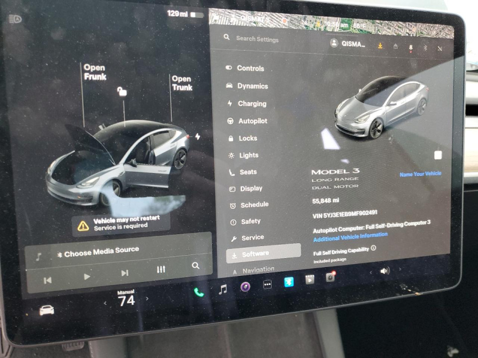 Tesla MODEL 3 2021 — Copart
