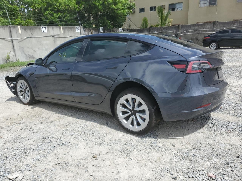 Tesla MODEL 3 2022 — Copart