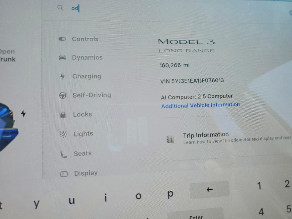 Tesla MODEL 3 2018 — Copart