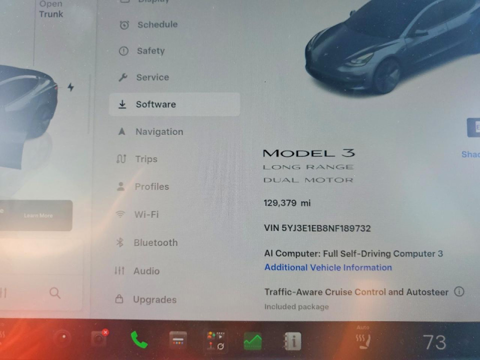 Tesla MODEL 3 2022 — Copart