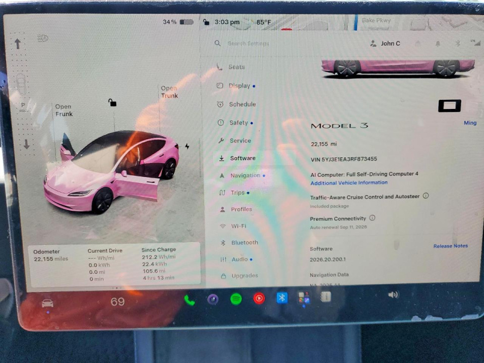 Tesla MODEL 3 2024 — Copart