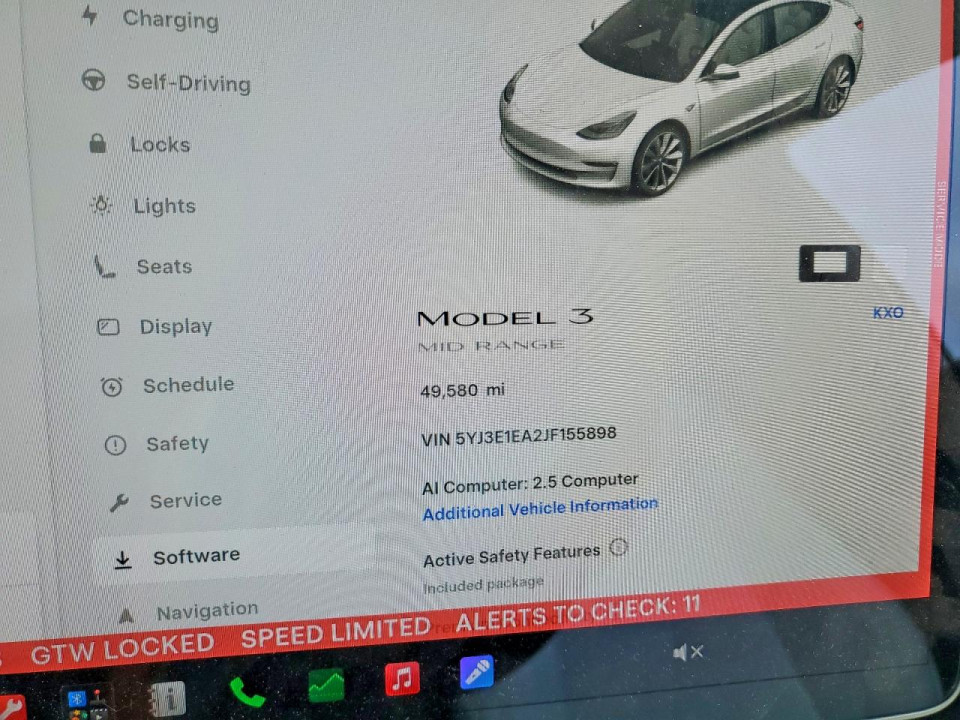 Tesla MODEL 3 2018 — Copart