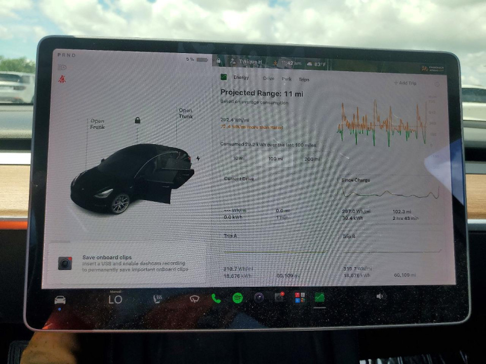 Tesla MODEL 3 2021 — Copart