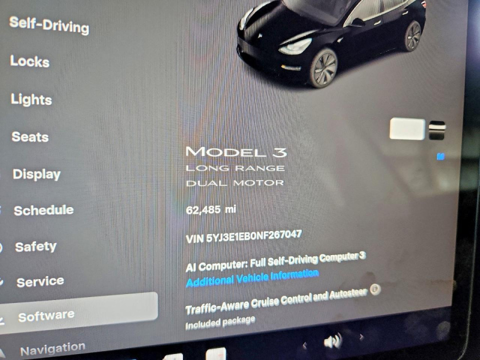 Tesla MODEL 3 2022 — Copart