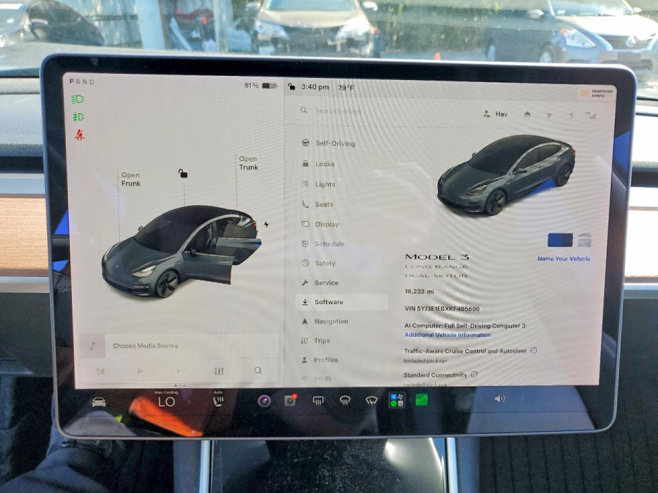 Tesla MODEL 3 2019 — Copart