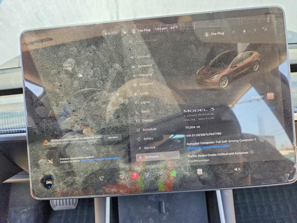 Tesla MODEL 3 2020 — Copart