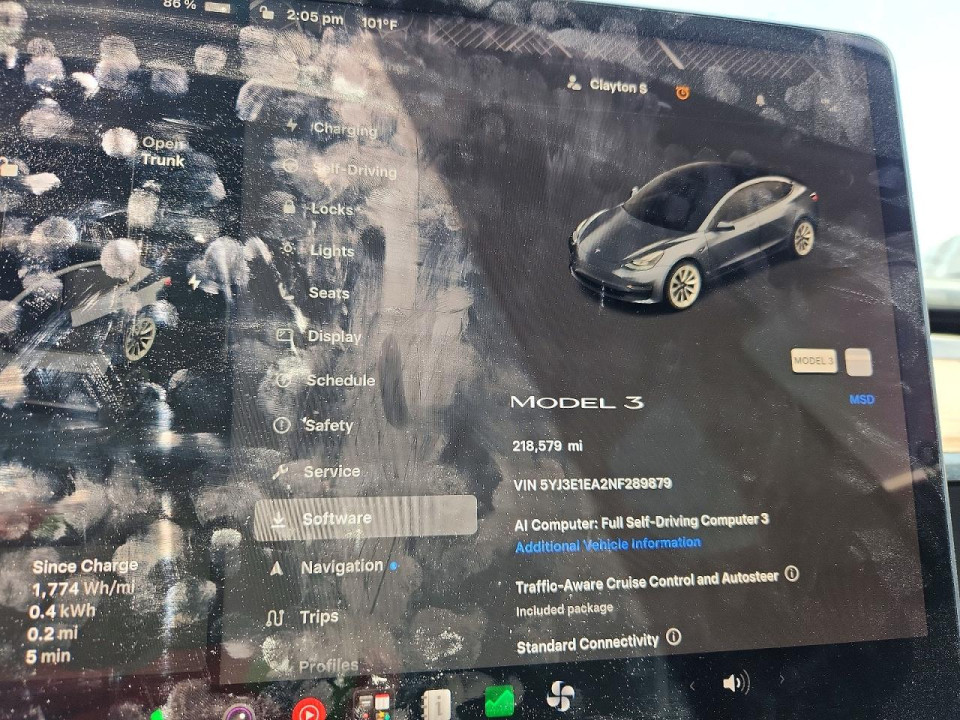 Tesla MODEL 3 2022 — Copart