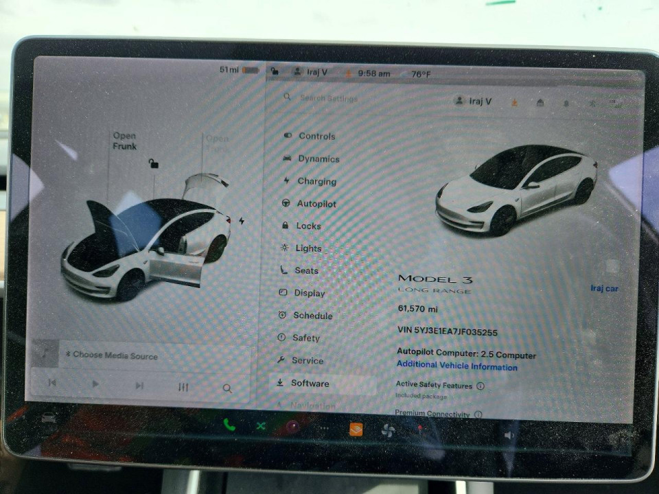 Tesla MODEL 3 2018 — Copart