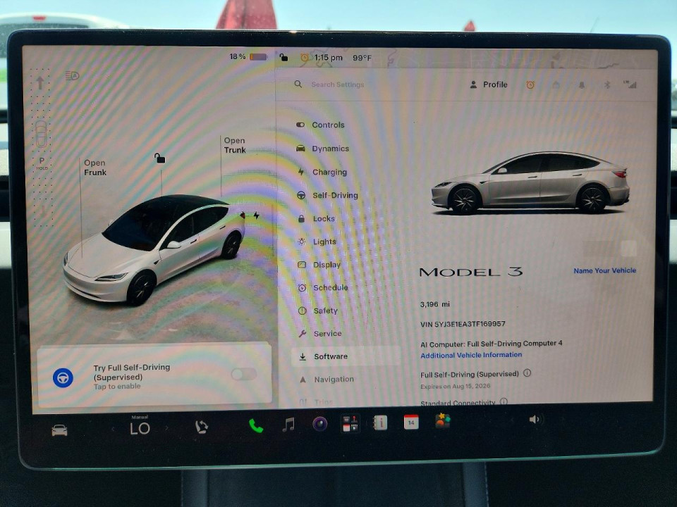 Tesla MODEL 3 2026 — Copart