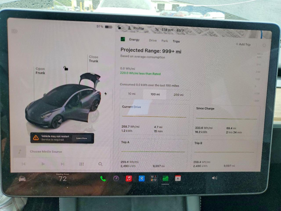 Tesla MODEL 3 2022 — Copart