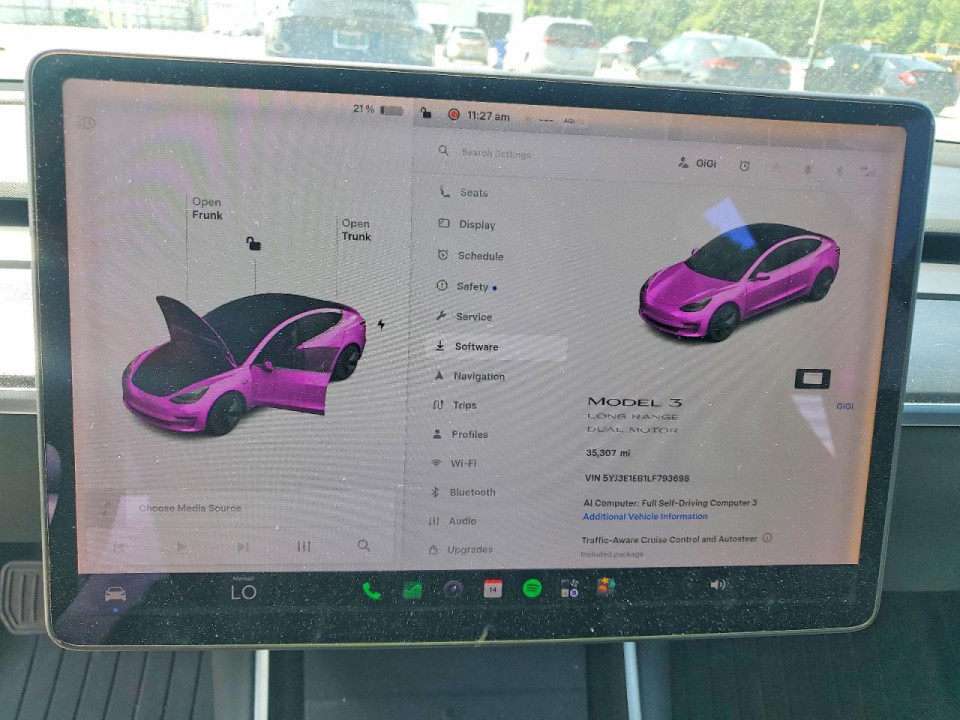 Tesla MODEL 3 2020 — Copart