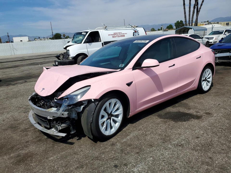Tesla MODEL 3 2022 — Copart