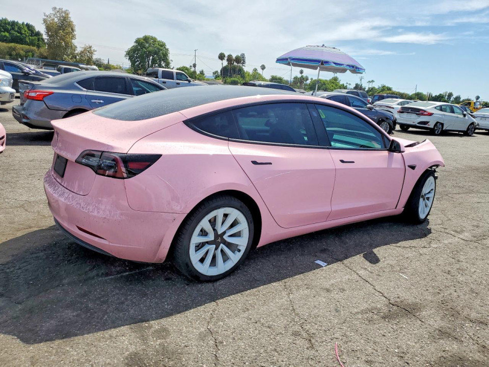 Tesla MODEL 3 2022 — Copart