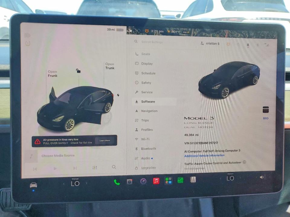 Tesla MODEL 3 2022 — Copart