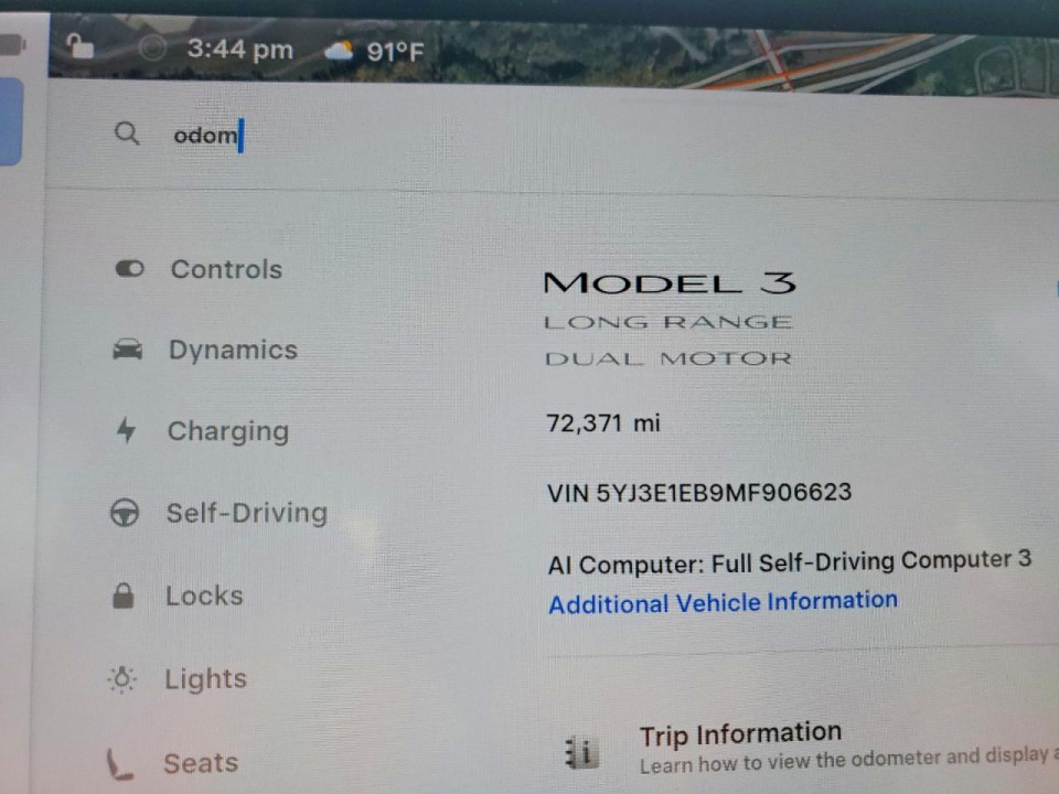 Tesla MODEL 3 2021 — Copart