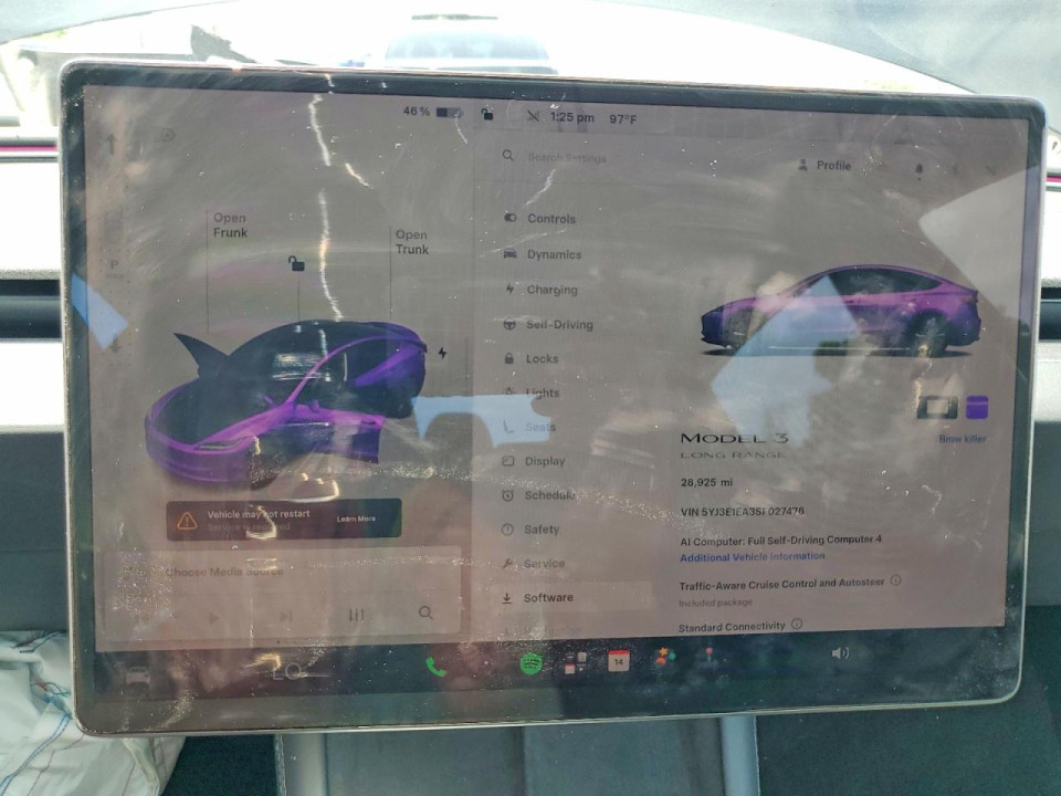 Tesla MODEL 3 2025 — Copart