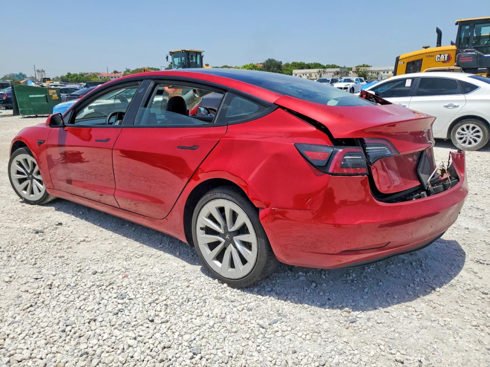 Tesla MODEL 3 2022 — Copart