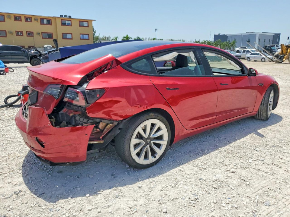 Tesla MODEL 3 2022 — Copart