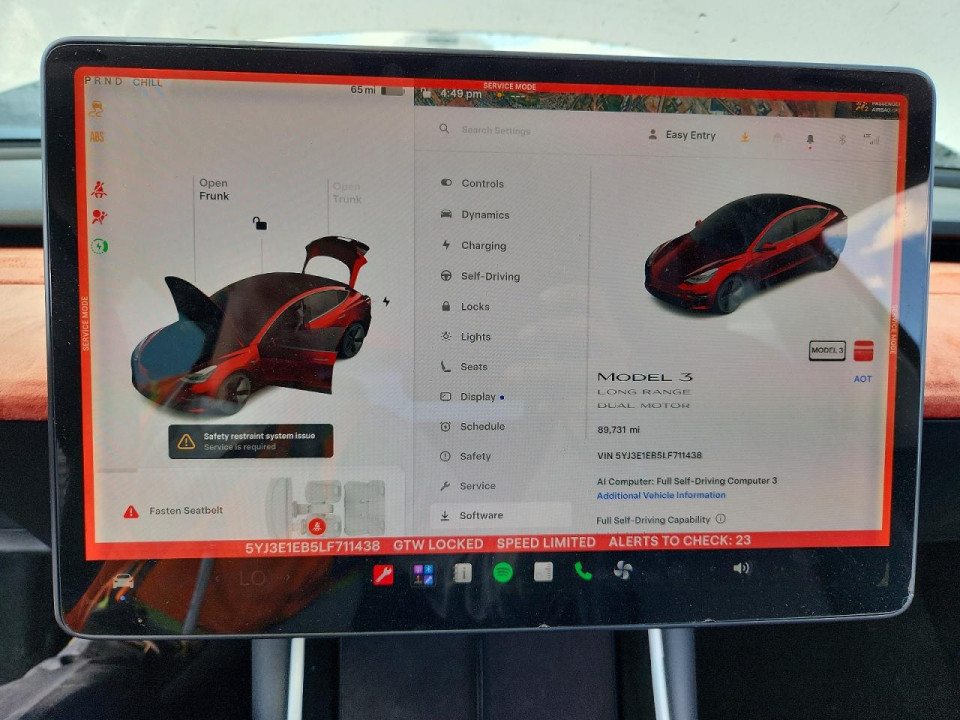 Tesla MODEL 3 2020 — Copart