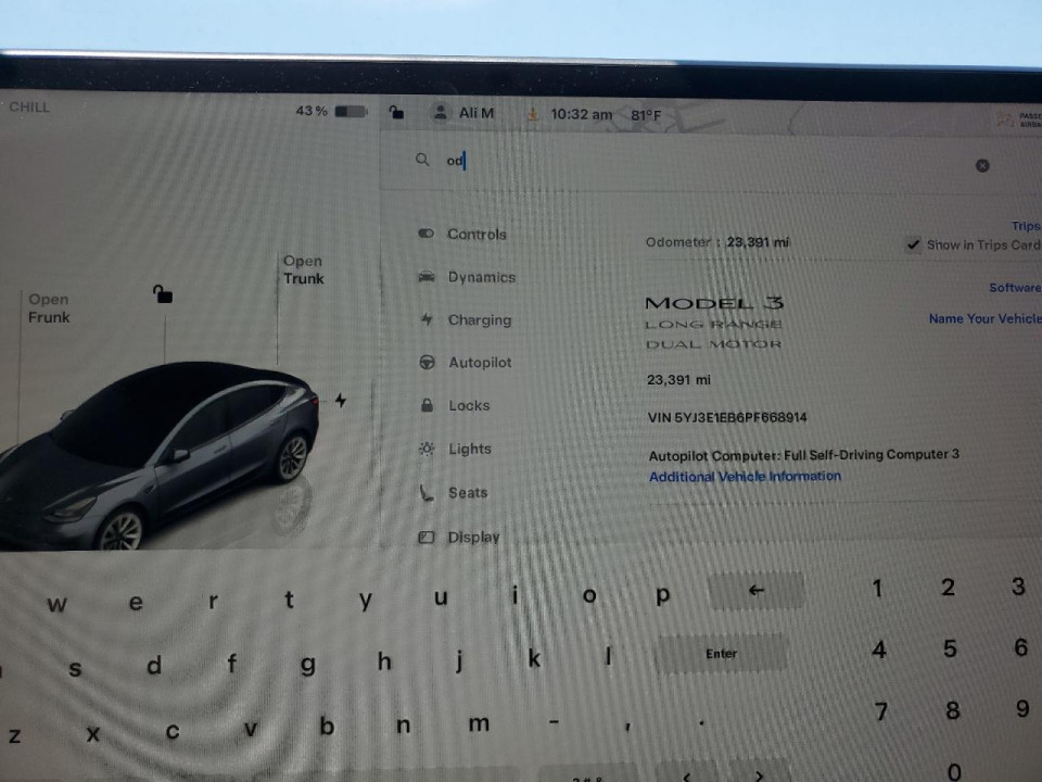 Tesla MODEL 3 2023 — Copart