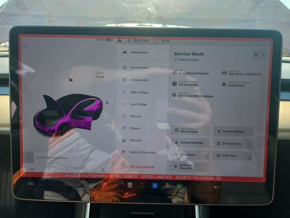 Tesla MODEL 3 2018 — Copart