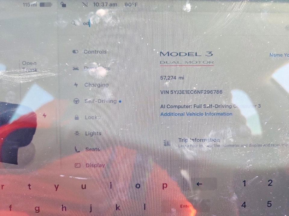 Tesla MODEL 3 2022 — Copart