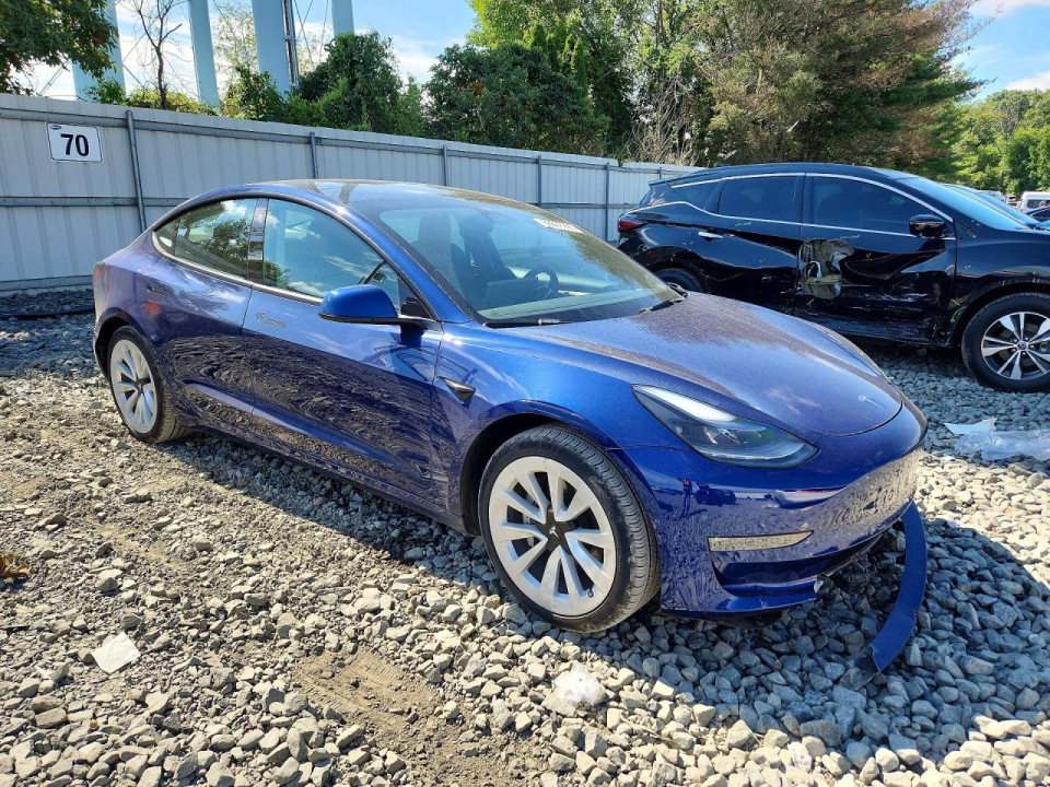 Tesla MODEL 3 2022 — Copart