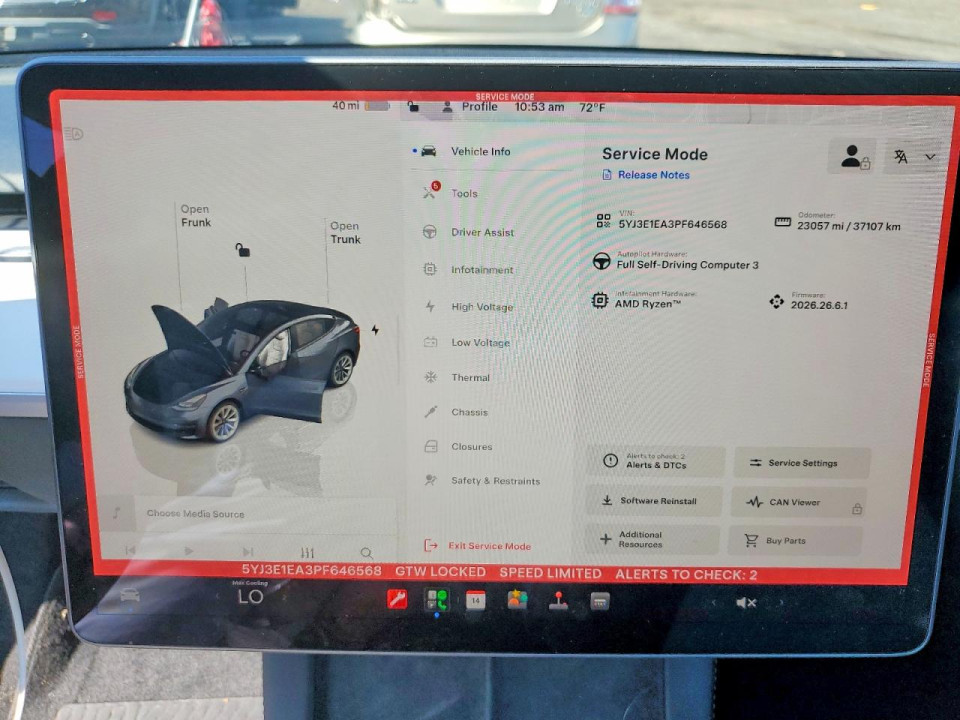 Tesla MODEL 3 2023 — Copart