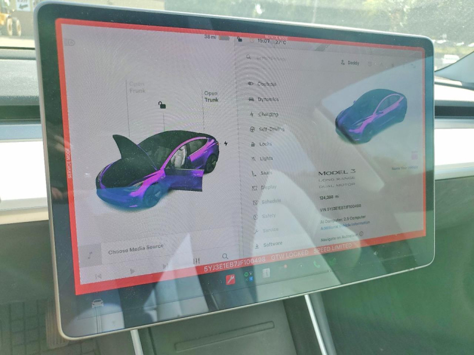 Tesla MODEL 3 2018 — Copart