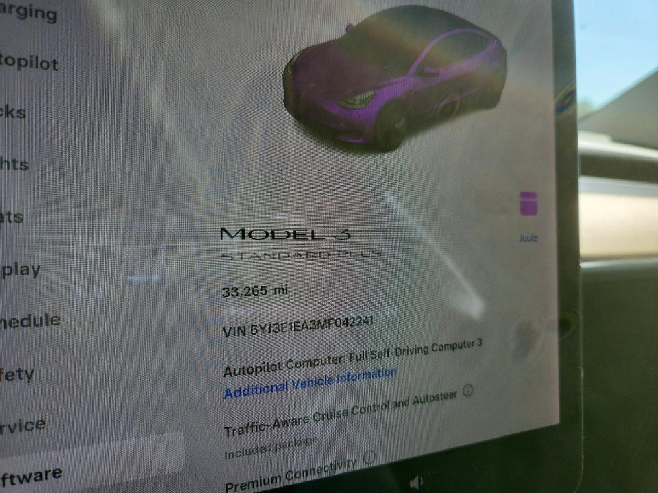 Tesla MODEL 3 2021 — Copart