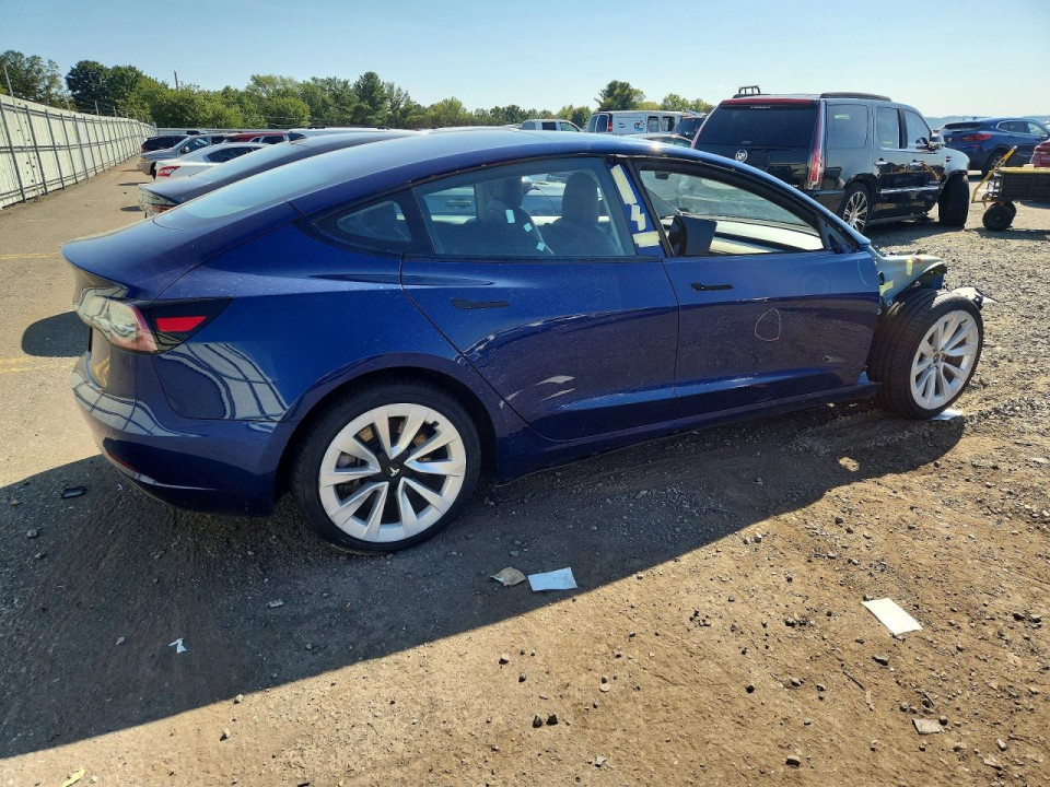 Tesla MODEL 3 2022 — Copart