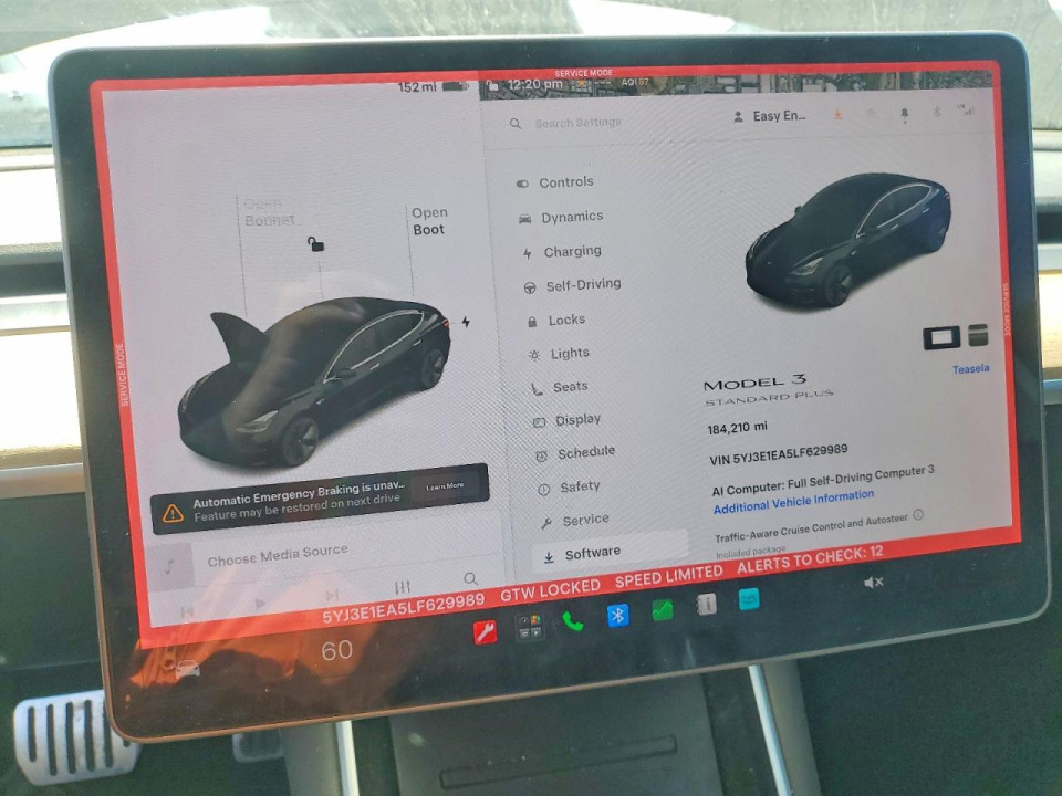 Tesla MODEL 3 2020 — Copart