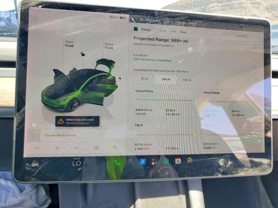 Tesla MODEL 3 2022 — Copart