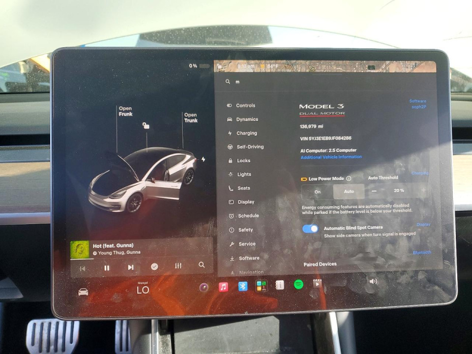 Tesla MODEL 3 2018 — Copart