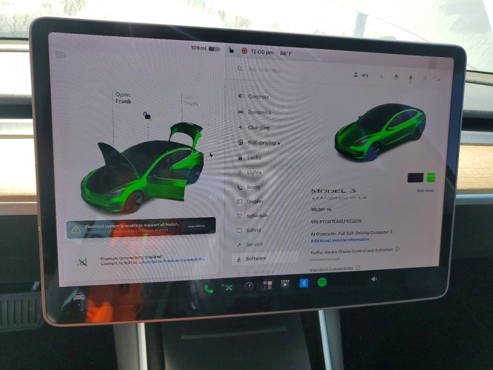 Tesla MODEL 3 2020 — Copart