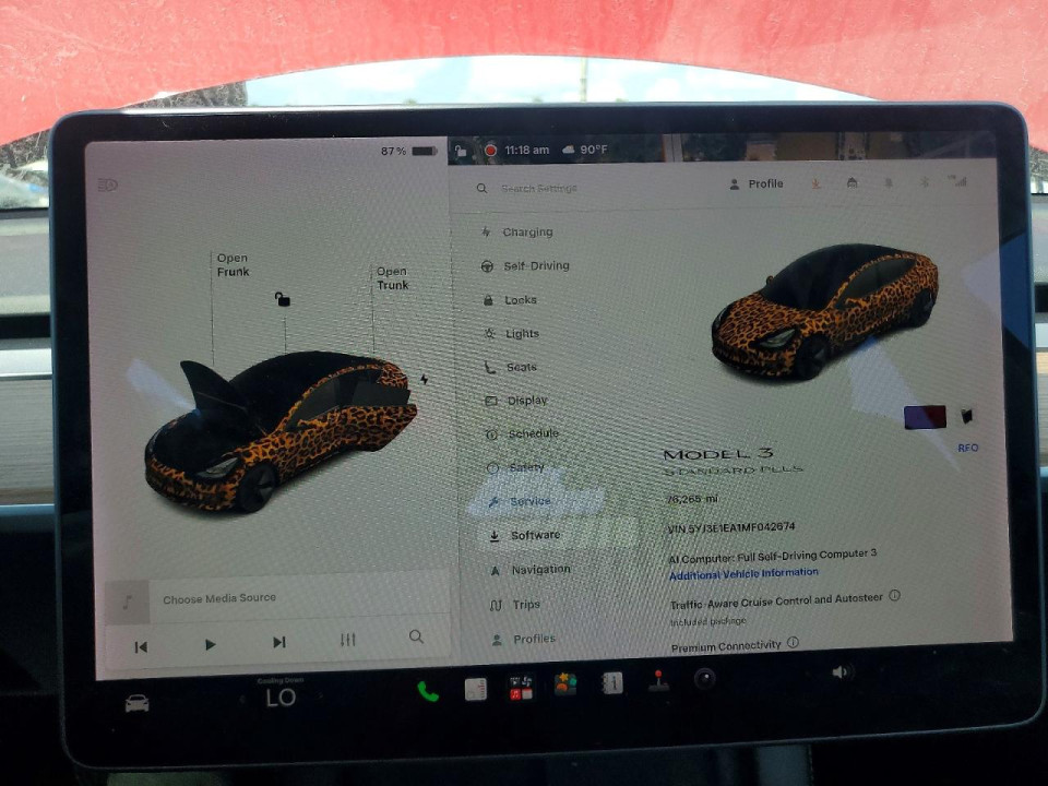 Tesla MODEL 3 2021 — Copart