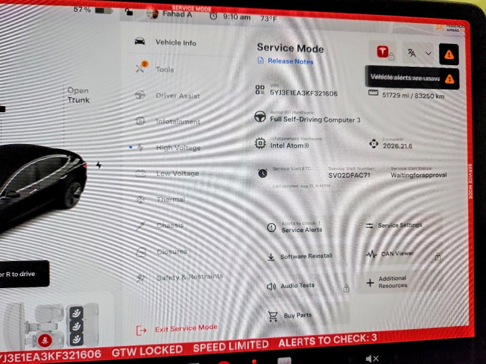 Tesla MODEL 3 2019 — Copart