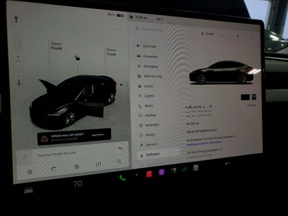 Tesla MODEL 3 2024 — Copart