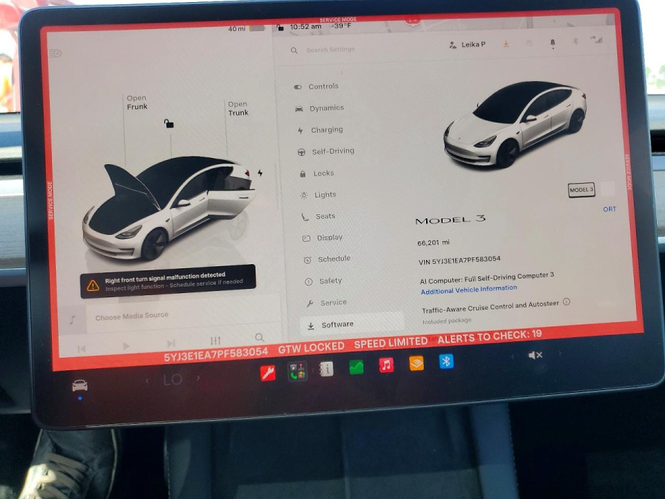 Tesla MODEL 3 2023 — Copart