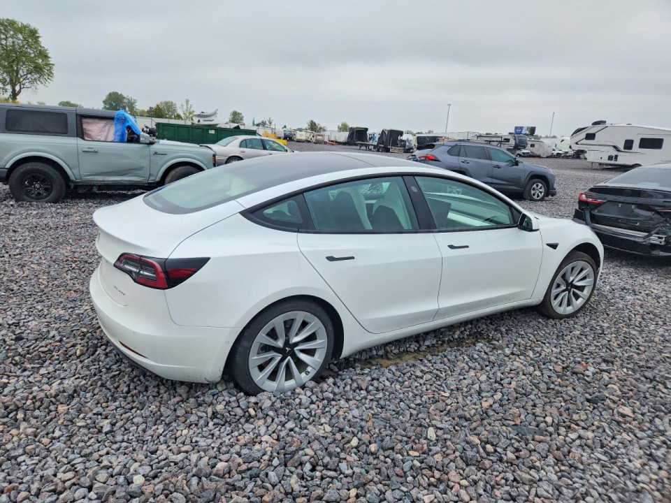 Tesla MODEL 3 2022 — Copart
