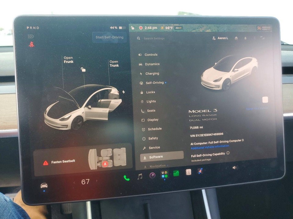 Tesla MODEL 3 2019 — Copart