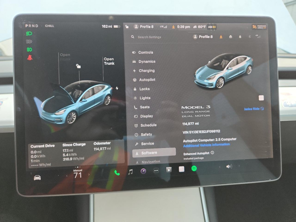 Tesla MODEL 3 2018 — Copart