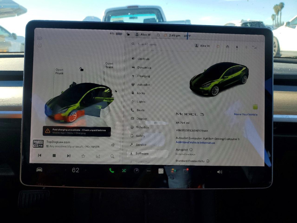 Tesla MODEL 3 2022 — Copart