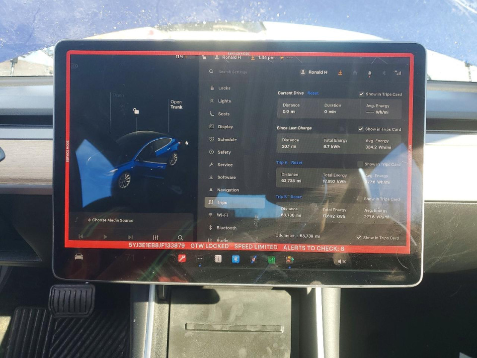 Tesla MODEL 3 2018 — Copart