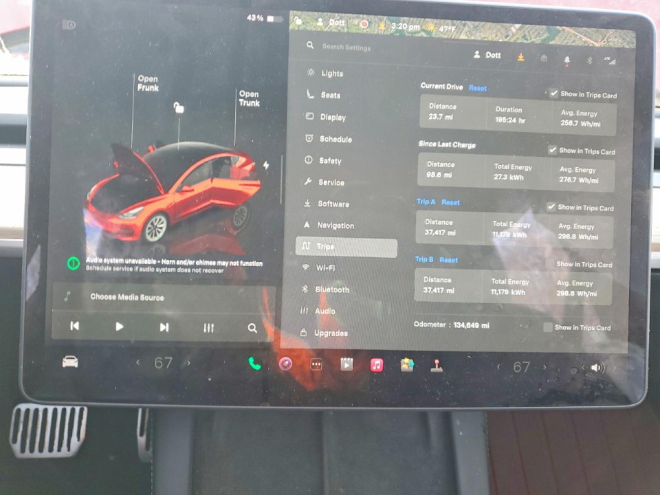 Tesla MODEL 3 2022 — Copart