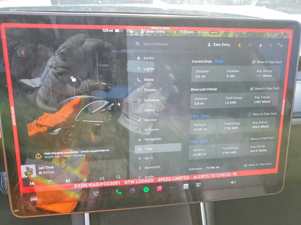 Tesla MODEL 3 2018 — Copart