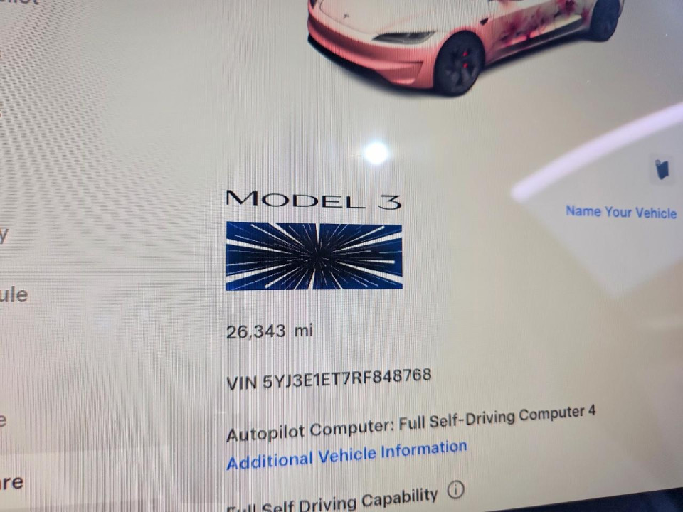 Tesla MODEL 3 2024 — Copart