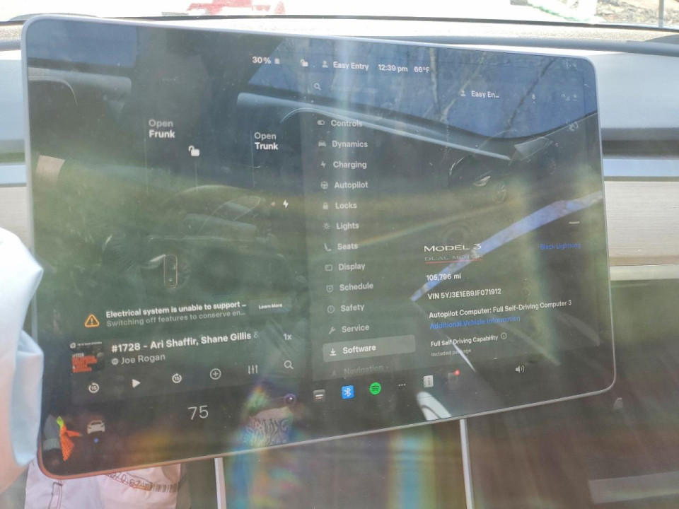 Tesla MODEL 3 2018 — Copart
