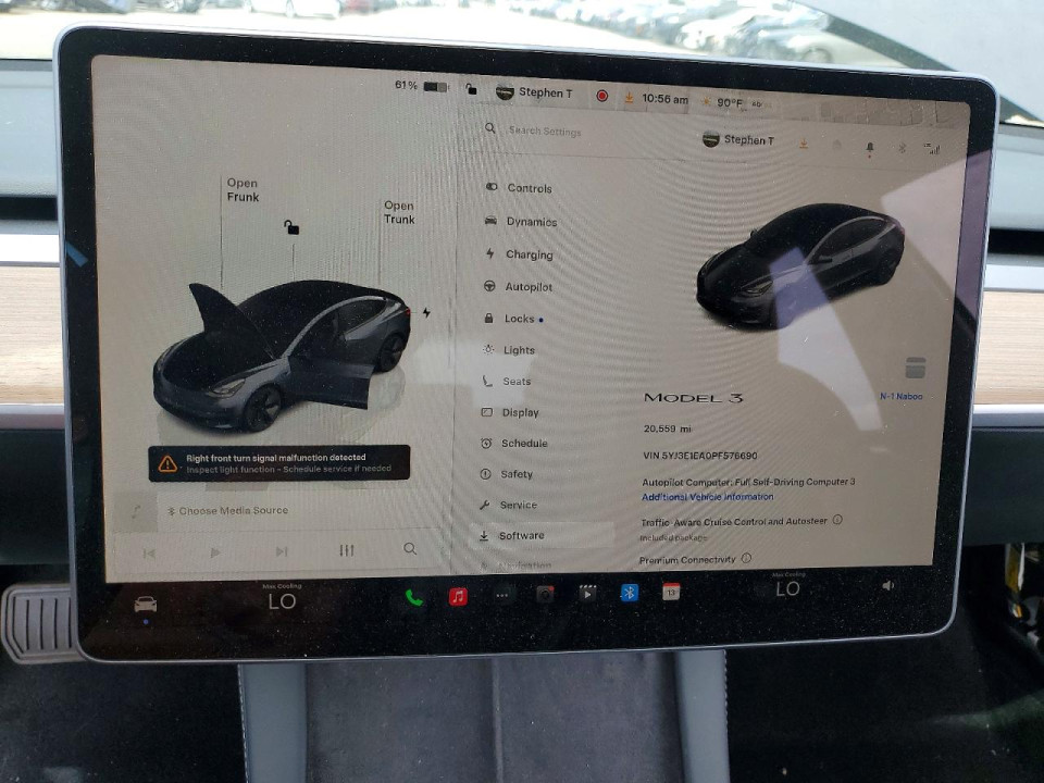 Tesla MODEL 3 2023 — Copart